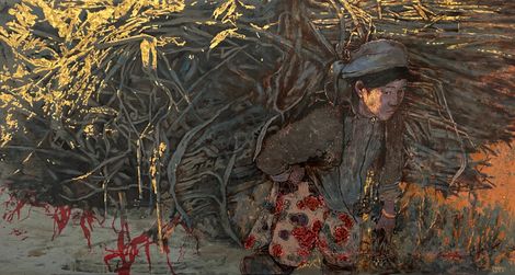 ánh chiều trên nương
